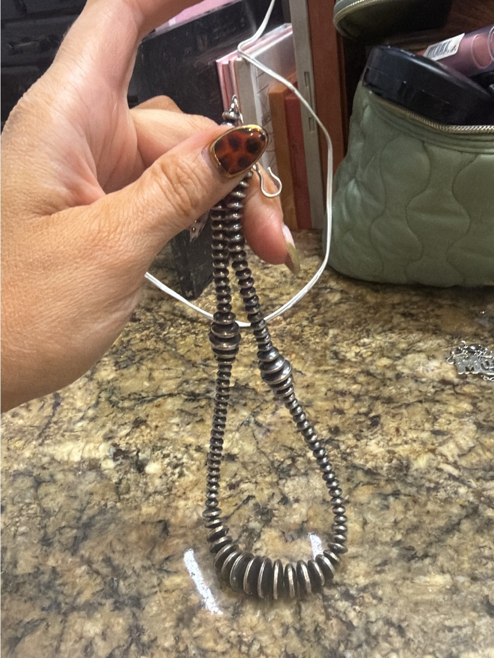 16” Graduated saucer pearls! Sterling silver